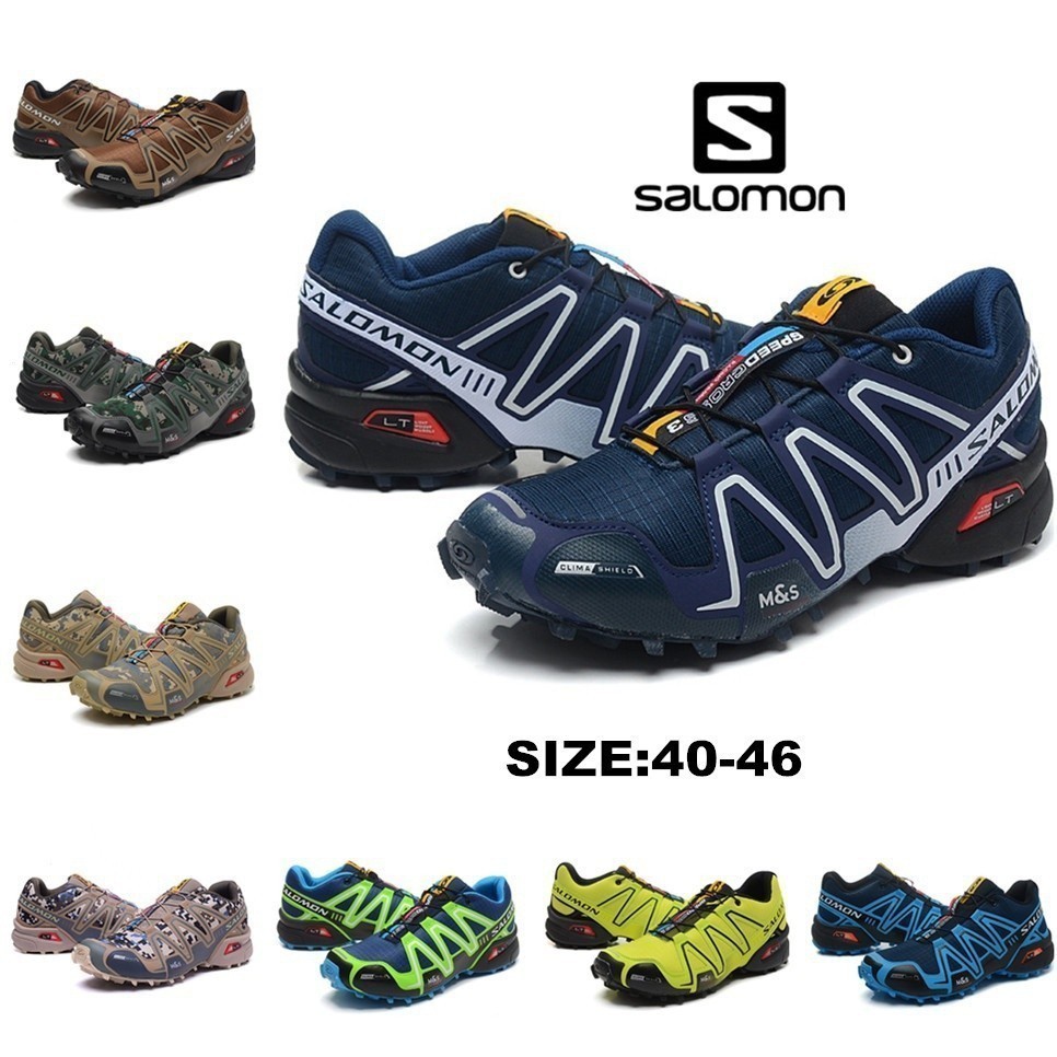 2024 高品質運動鞋 Salomon speed cross III 男士減震登山鞋運動鞋戶外強力抓地力越野登山鞋