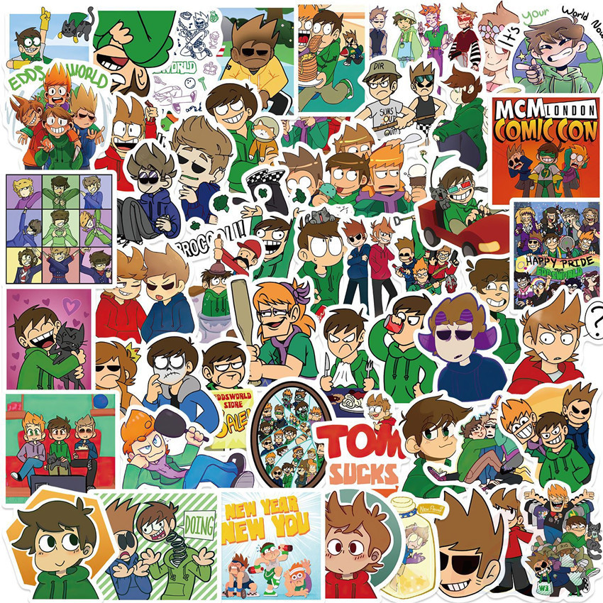 ❉ 艾德的世界 Eddsworld 款式1 防水涂鸦贴纸 ❉ 50張入 摩托車機車電腦行李箱吉他塗鴉貼紙