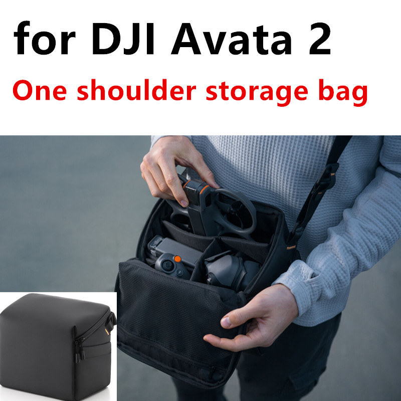 Dji Avata 2 無人機收納包便攜包 DJI Avata 2 Goggles 3 無人機配件戶外旅行斜挎包
