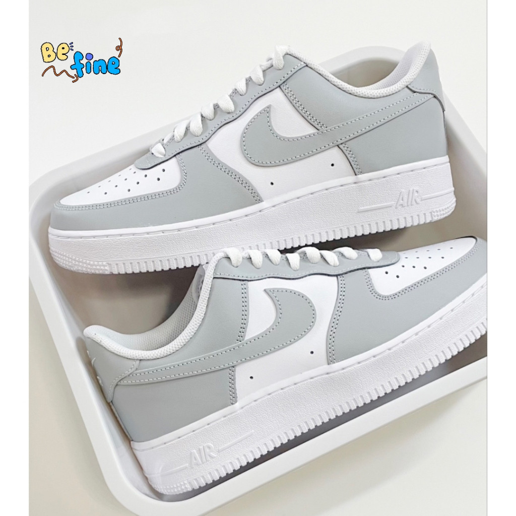 現貨Nike Air Force 1 White Grey AF1 灰白 男鞋 女鞋 FD9763-101