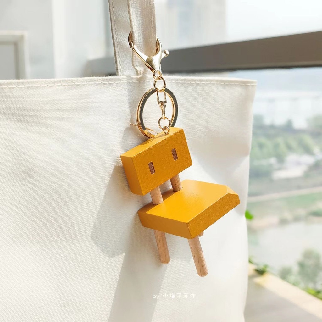 鈴芽之旅椅子周邊同款木頭草太椅子吊飾鑰匙扣動漫創意書包掛禮物
