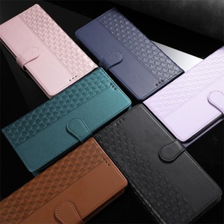 時尚 菱形 拼接 皮套 適用 蘋果 iPhone 16 15 14 13 12 11 Pro Max 7p 皮質 手機殼