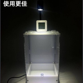 【臺灣出貨】亞克力飼養盒蟈蟈盒蛐蛐竹蛉螳螂昆蟲盒磁吸門鳴蟲飼養箱 守宮 爬蟲 爬蟲飼養箱 陸龜 飼養箱