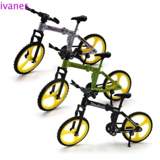 IVANES01迷你手指自行車,折疊式的收藏自行車模型玩具,自行車玩具合金模擬手指自行車兒童禮物