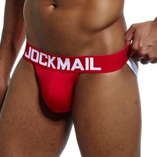 JOCKMAIL 男士棉質內衣性比基尼下裝三角褲背帶丁字褲內衣