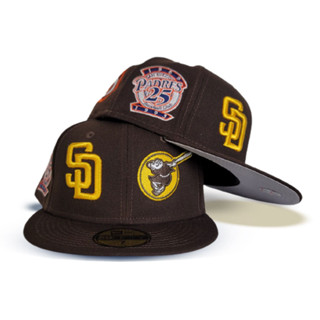 棕色 San Diego Padres Team Patch Pride New Era 59fifty 側刺繡棒球帽