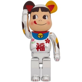 近全新 BE@RBRICK Bearbrick 庫柏力克熊 牛奶妹 招財貓 不二家 1000% 日本直送 二手