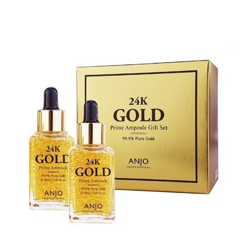ANJO 24k黃金安瓶精華套裝Gold Prime Ampoule set 30ml+30ml | SL Beauty