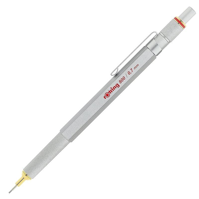 Rotring Mechanical Sharpie 800 0.7 毫米银色机械铅笔 1904448 正品进口