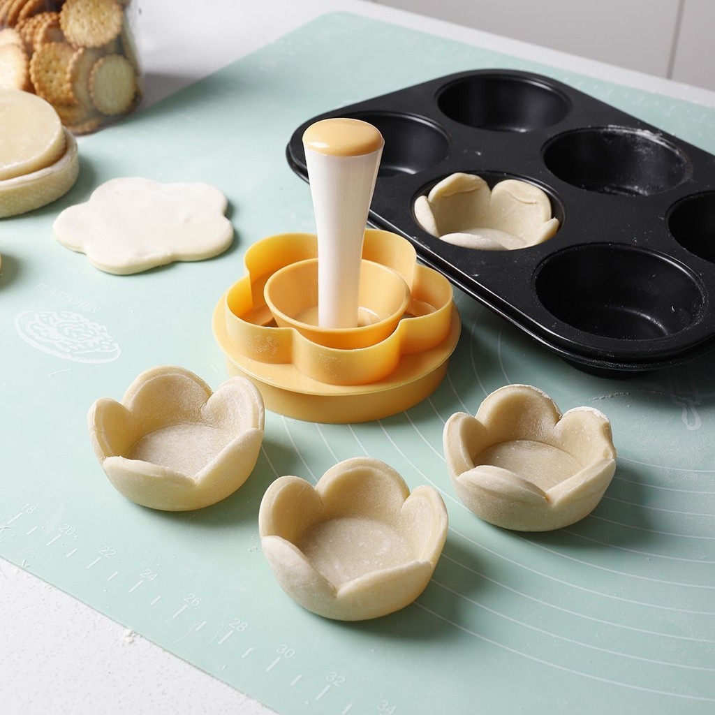 蛋糕杯壓模器 創意花形餅乾模 蛋糕壓花器 飯糰模具 甜甜圈模具 烘焙工具 廚房圓形烘焙模具