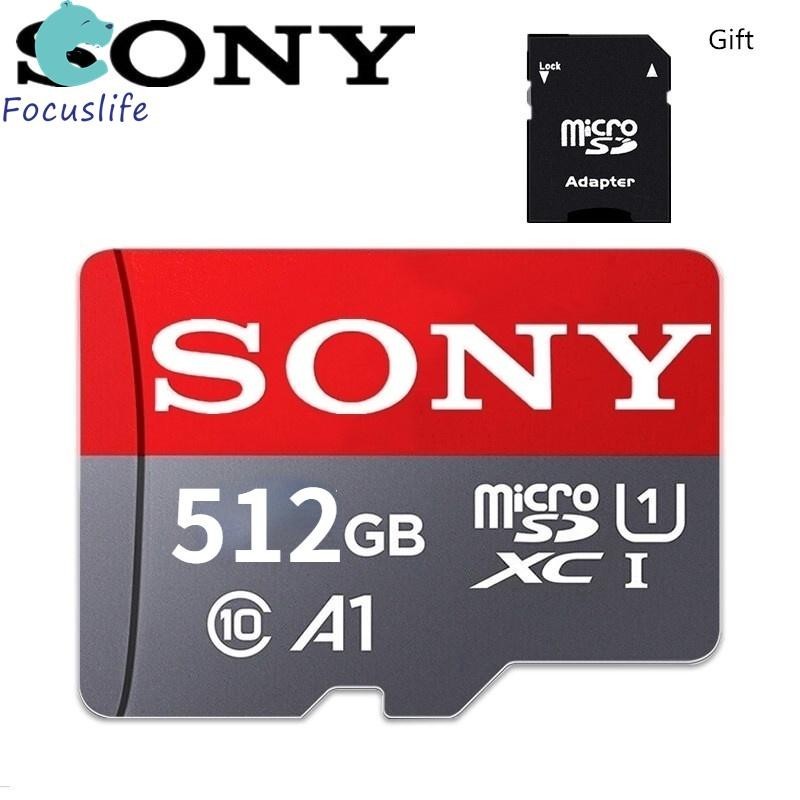 【FOCUSLIFE-MY】TF 存儲卡 Micro-SD 32GB 64GB 128GB 紅灰色索尼配件適用於手機攝像