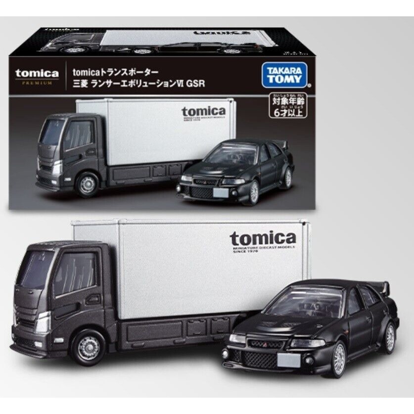 Tomica 高級運輸車 Mitsubushi Lancer Evolution VI GSR TakaraTomy