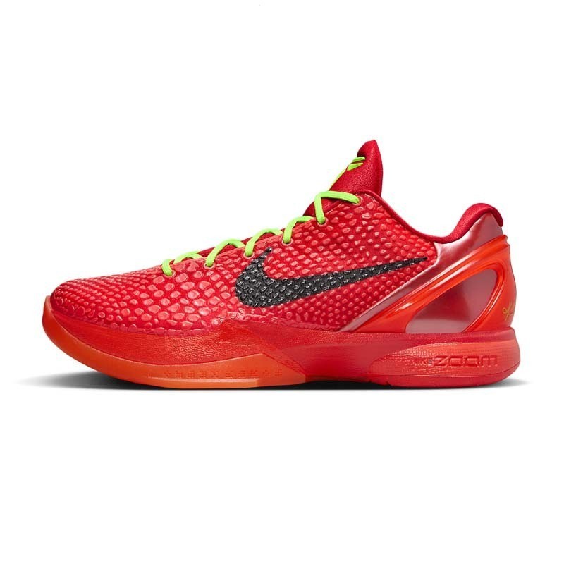 耐吉 Nike Zoom Kobe 6 Protro Reverse Grinch 紅蛇皮籃球鞋男款 FV4921-60