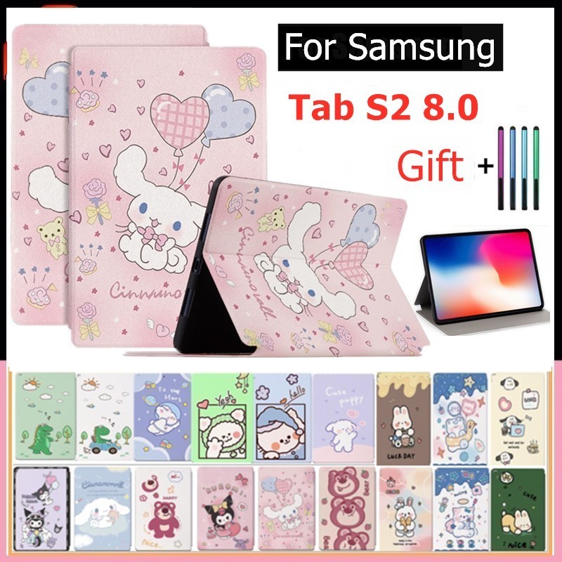 SAMSUNG 適用於三星 Galaxy Tab S2 8.0 SM-T710 T713 T715 T719 兒童可愛卡