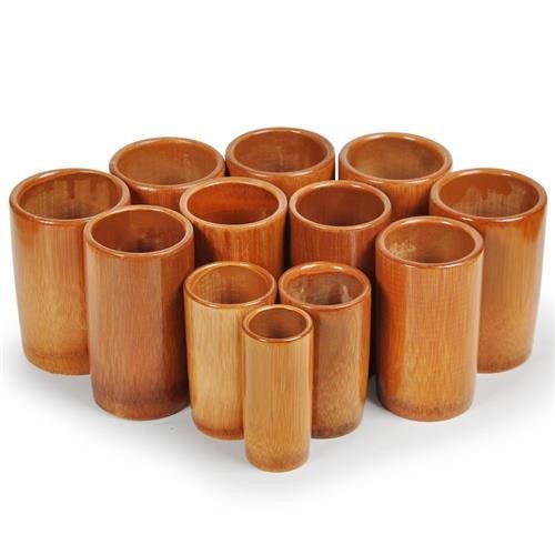單個碳化竹子罐竹筒竹罐拔火罐竹罐拔罐器竹子家用特大小號竹吸筒5.25