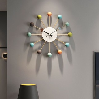 靜音客廳餐廳輕奢時尚時鐘簡約藝術裝飾鐘錶設計感創意掛鐘