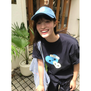 敲擊好看！現貨 純棉上衣 美式t恤 表情愛心印花 夏日女裝 日韓係 氛圍感 顯瘦百搭 時尚洋氣 ins小眾穿搭 大尺碼