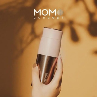 現貨秒髮#保溫杯吸管杯水杯杯子水壺【輕量設計】日本momo保溫杯女不銹鋼隨手杯時尚女生水杯精緻杯子高顔值隨行杯