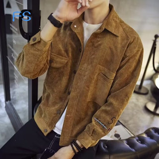男士外套春秋新款韓版潮流工裝牛仔上衣服休閒冬季加絨夾克男鋒尚