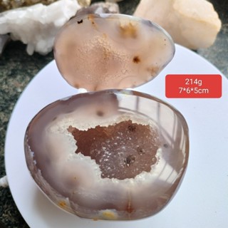 【七夕禮物熱銷】天然水晶瑪瑙聚寶盆擺件 能量療癒戒指收納盒 ins風桌面招財納福 文青質感負離子淨化 情侶送禮開運飾品限