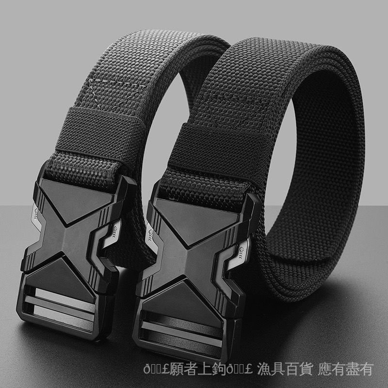 腰帶🔥男款戰術插扣尼龍腰帶 快拆戶外皮帶 工裝帆佈軍訓休閒運動褲帶 鬆緊工裝褲帶 商務皮帶腰帶 運動皮帶 運動腰帶