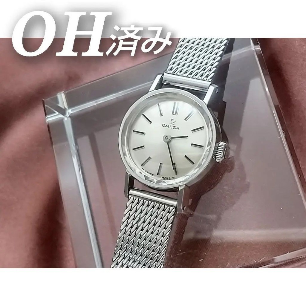 OMEGA 歐米茄 錶帶 手錶 LADY 純正 玻璃切割 日本直送 二手
