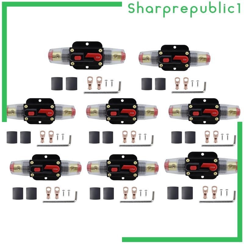 [Sharprepublic1] 帶手動復位按鈕維修零件的通用斷路器 12V 24V