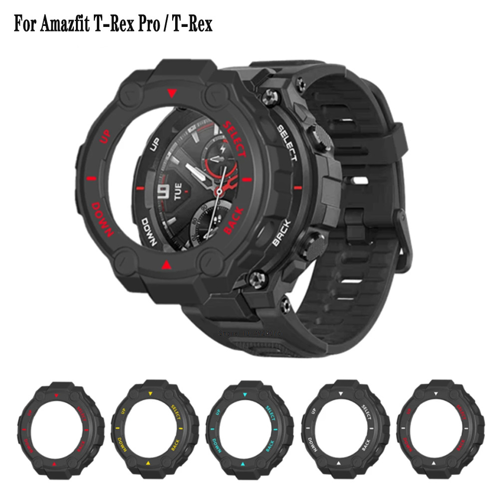 華為 Amazfit T-Rex pro 智能手錶保護套 Huami Amazfit T Rex 智能手錶保護殼邊緣 P