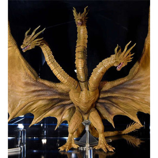哥吉拉 哥吉拉公仔 機械哥斯拉玩具大戰基多拉的手辦可動恐龍三頭龍金剛怪獸模型擺件