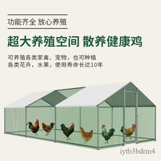 【✨現貨 宅配到府🚛】大型養殖雞棚 雞籠子 雞棚 家用 養殖籠 鴿籠 大號 特大孔雀 養雞籠子 防老鼠 蛇 搭建戶外