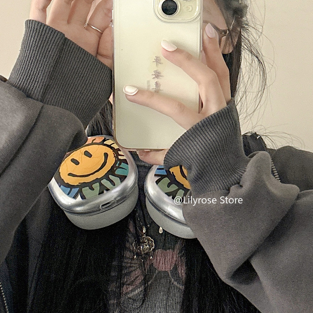 全新 AirPods Max 保護套 Apple Max EarPods Smile Sun Flower TPU 柔軟