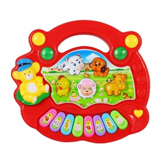 兒童玩具動物琴嬰幼兒寶寶農場動物電子琴 音樂琴 兒童玩具