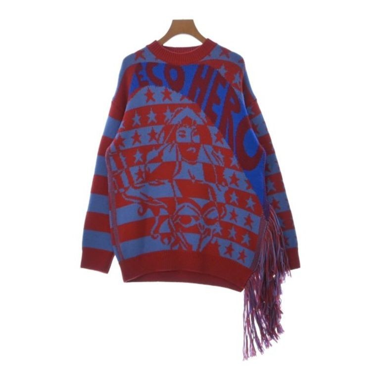 Stella McCartney 毛衣 針織上衣女用 紅色 全圖案 XS 淺藍色 日本直送 二手