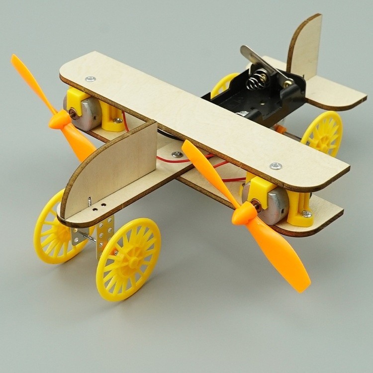 雙螺旋槳飛機科學實驗批發小學生益智玩具兒童教具。