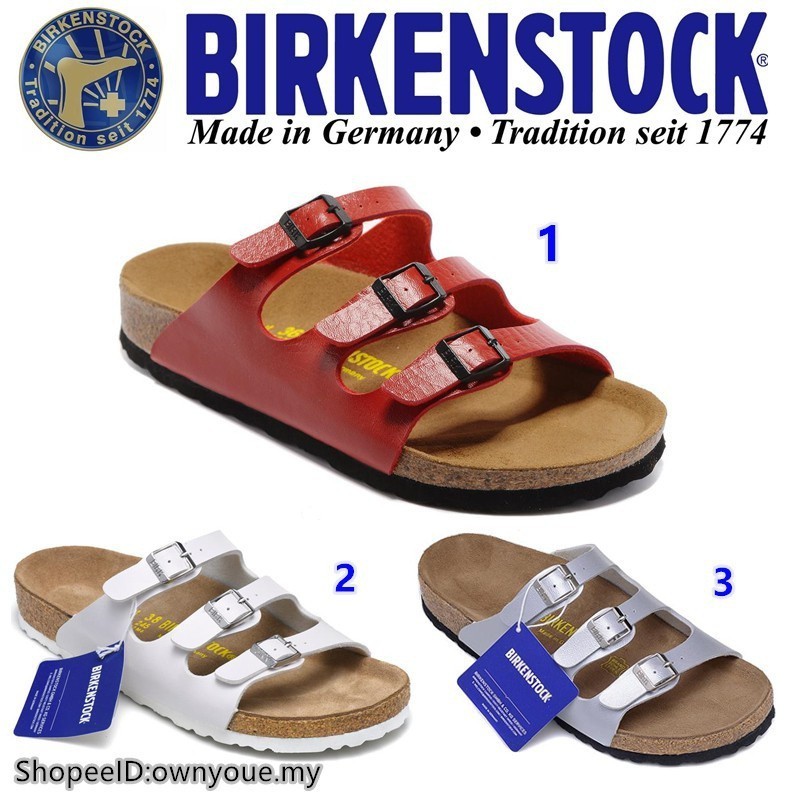 BIRKENSTOCK 勃肯男/女經典軟木拖鞋沙灘休閒鞋佛羅里達系列 35-4699999999999999999999