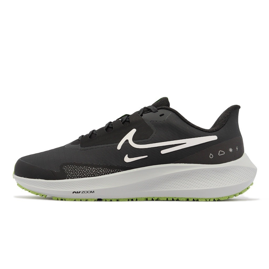 耐吉 Nike Air Zoom Pegasus 39 Shield 防水黑色白色慢跑鞋男 ACS DO7625-002