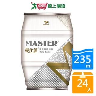 曼仕德濃醇拿鐵咖啡235ML x24入【愛買】