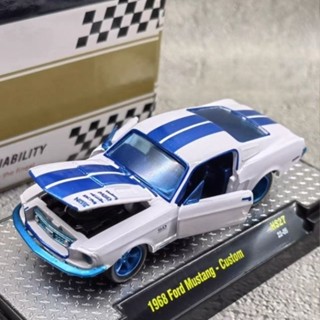 M2 1/64 1968 福特野馬 合金車模型絕版車模