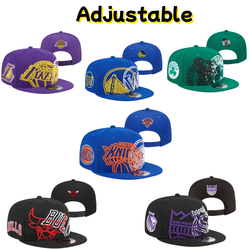 Nba 金州勇士隊 23-24 城市版 SNAPBACK 帽子湖人隊可調節運動籃球帽