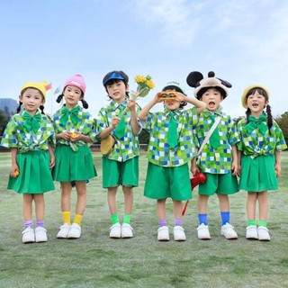 六一兒童表演服裝小學生運動會啦啦隊表演服幼兒園合唱畢業照班服2024新品150412