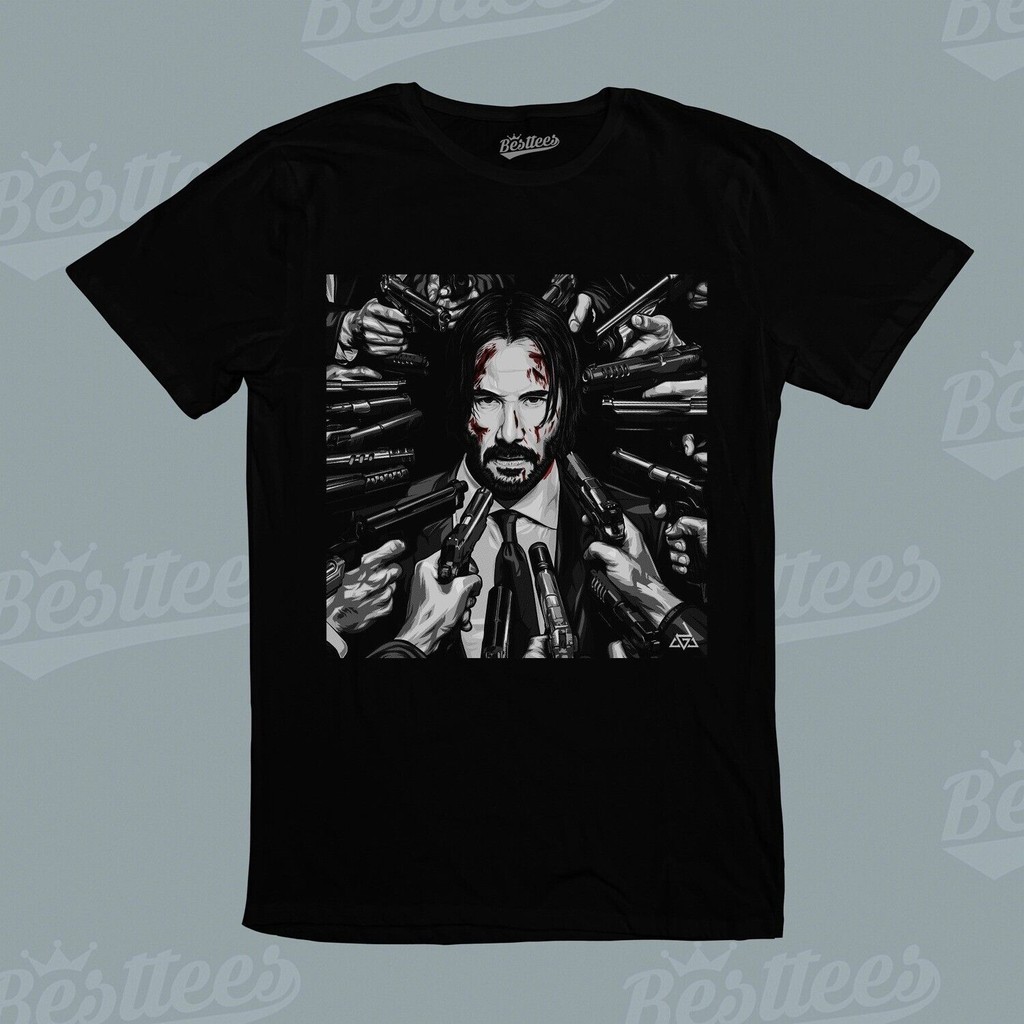 John Wick Baba Yaga Hitman 刺客戰術 Keanu Reeves 電影酷 T 恤