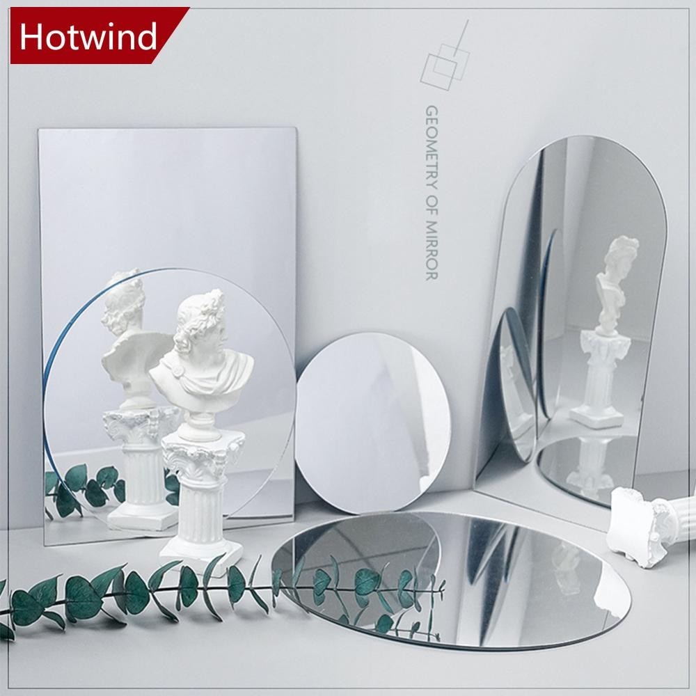 Hotwind Ins拍照道具亞克力鏡面反光板反光板攝影道具拍攝背景擺件擺姿勢道具K3Q4