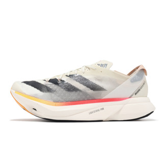 adidas 競速跑鞋 Adizero Adios PRO 3 男鞋 米白 黑 路跑 愛迪達 [ACS] IG6442