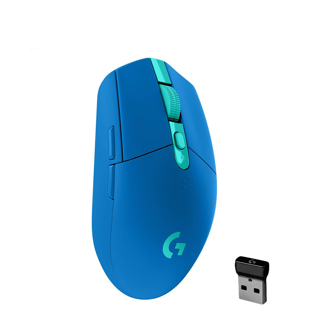 【logitech 羅技】G304 Lightspeed 無線電競遊戲滑鼠 - 炫光藍