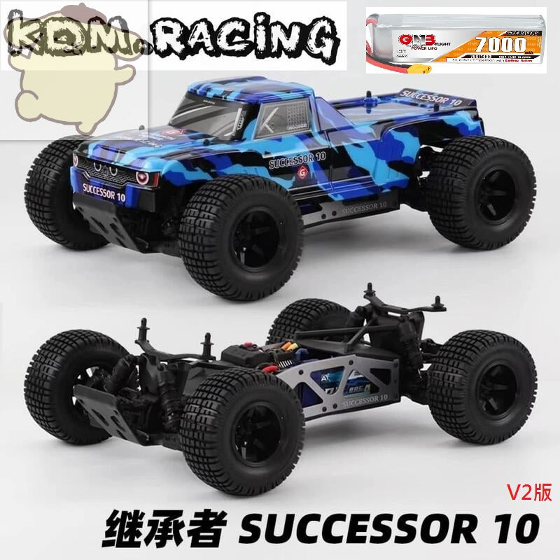 高達【免】KDM Racing SUCCESSOR SR-10v2  繼承者 1/10 4WD競速大腳車
