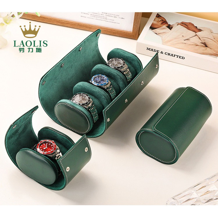 SK收納手錶盒 綠水鬼 機械錶防護防塵名錶皮質表包1 2 3位 旅行便攜