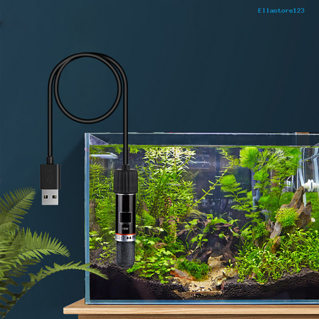 [家有愛寵]AMZ加熱棒小魚缸自動恆溫加溫省電迷你微型usb溫控器熱帶魚石英玻璃