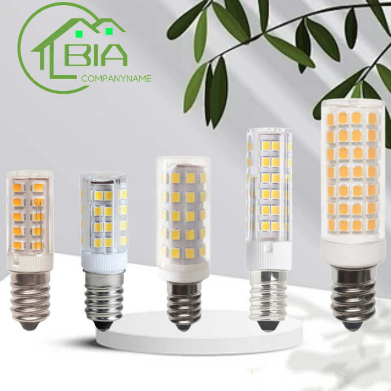Bia LED E14燈泡冰箱燈暖白光三色照明床頭抽油煙機烤箱縫紉機光源3W、5W、6W、7W、9W、110V、220V