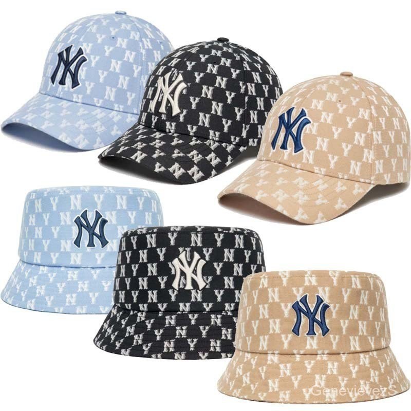 MLB老花  NY 硬頂 棒球帽 鴨舌帽男 棒球帽 男 夏季遮陽 戶外登山帽 漁夫帽 男女同款 潮 復古 時尚