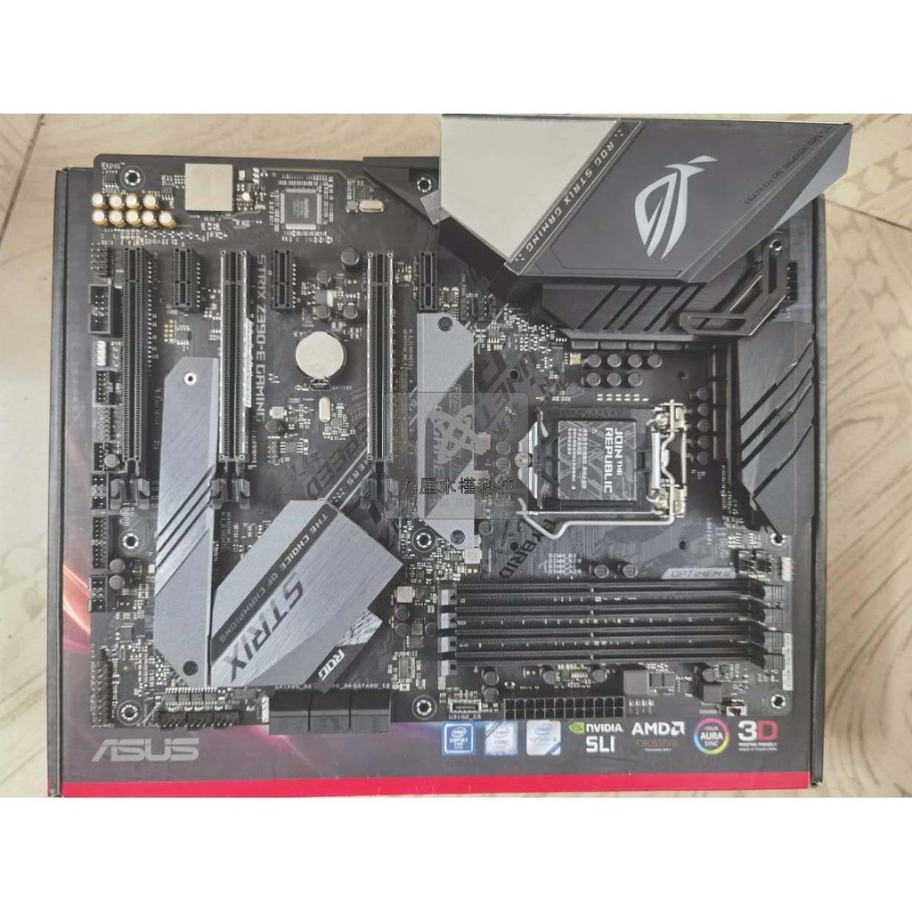 24H出貨 庫存盒裝臺式機主板Asus/華碩ROG STRIX Z390-E GAMING支持1151針